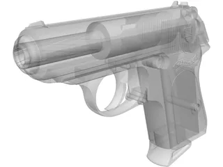 Walther PPK 3D Model preview