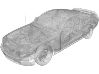 Ford Mustang 3D Model preview