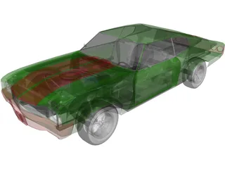 Chevrolet Chevelle (1980) 3D Model preview
