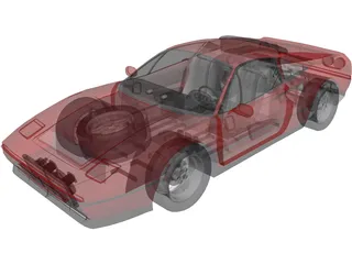 Ferrari 328 GTS (1985) 3D Model preview