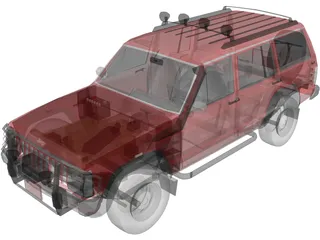 Jeep Grand Cherokee (1985) 3D Model preview