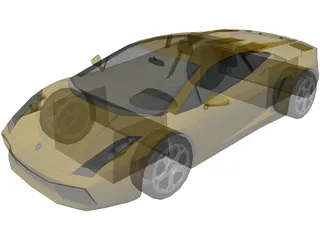 Lamborghini Gallardo 3D Model preview