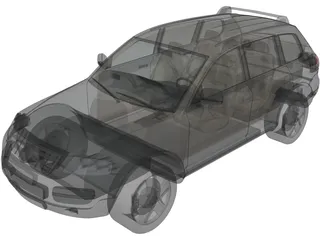 Volkswagen Touareg 3D Model preview
