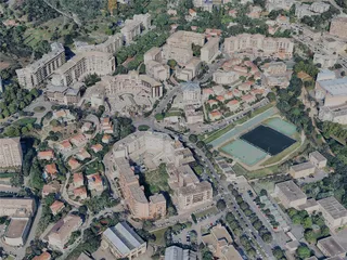 Bastia City, France (2024) 3D Model preview
