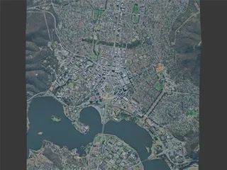 Canberra City, Australia (2023) 3D Model preview