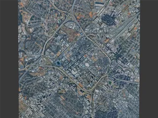 Charlotte City, NC, USA (2024) 3D Model preview