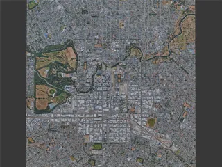 Christchurch City, New Zealand (2024) 3D Model preview