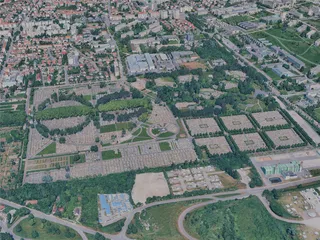 Dijon City, France (2023) 3D Model preview