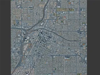 Las Vegas City, Downtown, USA (2024) 3D Model preview