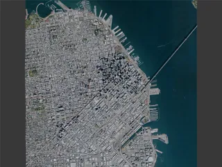 San Francisco City, CA, USA (2024) 3D Model preview
