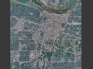 Topeka City, KS, USA (2024) 3D Model preview