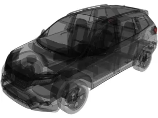 Honda Passport (2019) 3D Model preview