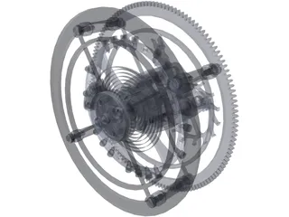 Tourbillon 3D Model preview
