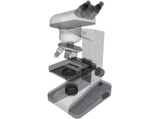 Microscope 3D Model preview