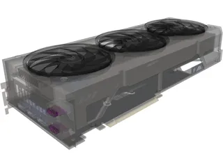 ASUS TUF GeForce RTX 5070 Ti 3D Model preview