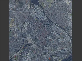 Augsburg City, Germany (2025) 3D Model preview