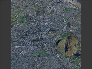 Edinburgh City, UK (2025) 3D Model preview