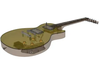 Gibson Les Paul Electric Guitar 3D Model preview