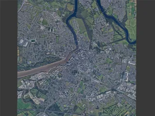 Limerick City, Ireland (2024) 3D Model preview