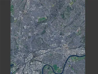 Nottingham City, UK (2025) 3D Model preview