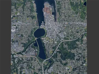 Olympia City, WA, USA (2024) 3D Model preview