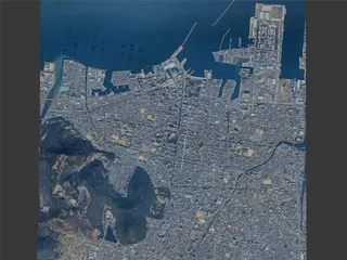 Takamatsu City, Japan (2025) 3D Model preview