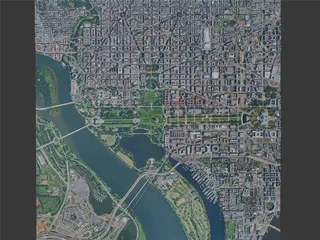 Washington City, DC, USA (2024) 3D Model preview