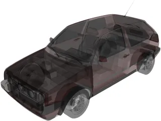 Volkswagen Golf (1992) 3D Model preview