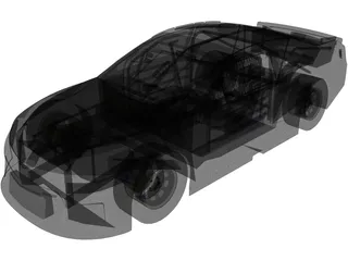 Nascar Chevy SS 3D Model preview