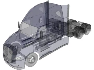 Frieghtliner Cascadia (2020) 3D Model preview