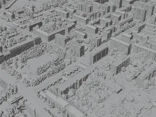 Turku City, Finland (2023) 3D Model preview