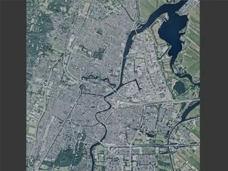Haarlem City, Netherlands (2024) 3D Model preview