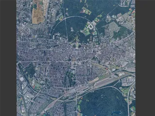 Karlsruhe City, Germany (2025) 3D Model preview