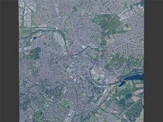Norwich City, UK (2025) 3D Model preview