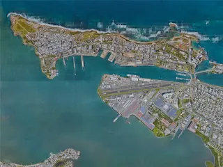 San Juan City, Puerto Rico (2023) 3D Model preview
