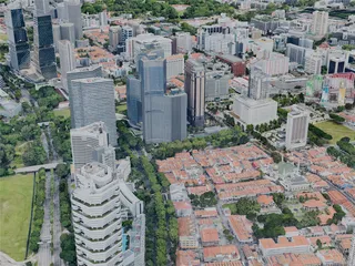 Singapore City, Singapore (2025) 3D Model preview