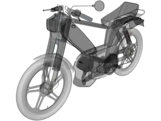 Peugeot 103 Chrono 3D Model preview