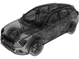 Kia Sportage (2021) 3D Model preview