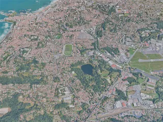 Biarritz City, France (2025) 3D Model preview