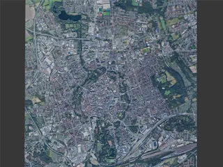 Braunschweig City, Germany (2025) 3D Model preview