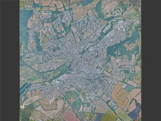 Canterbury City, UK (2025) 3D Model preview