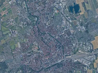 Erfurt City, Germany (2025) 3D Model preview