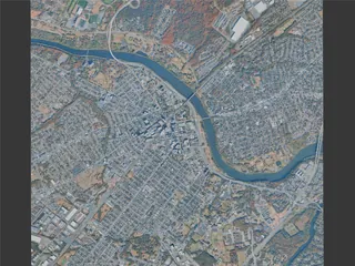 New Brunswick City, USA (2025) 3D Model preview