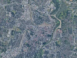 Rzeszow City, Poland (2025) 3D Model preview