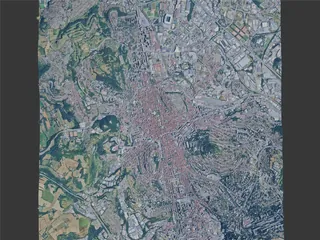 Saint-Etienne City, France (2025) 3D Model preview