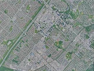 Mississauga City, Canada (2025) 3D Model preview