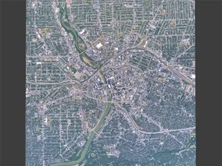Rochester City, USA (2025) 3D Model preview