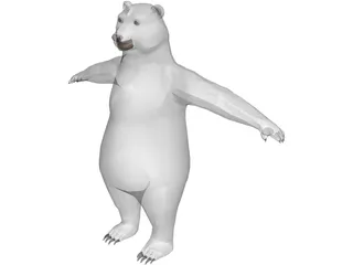 Bear 3D Model preview