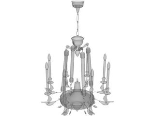 Chandelier 3D Model preview