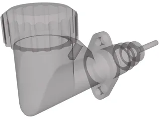 Brake Master Cylinder 3D Model preview